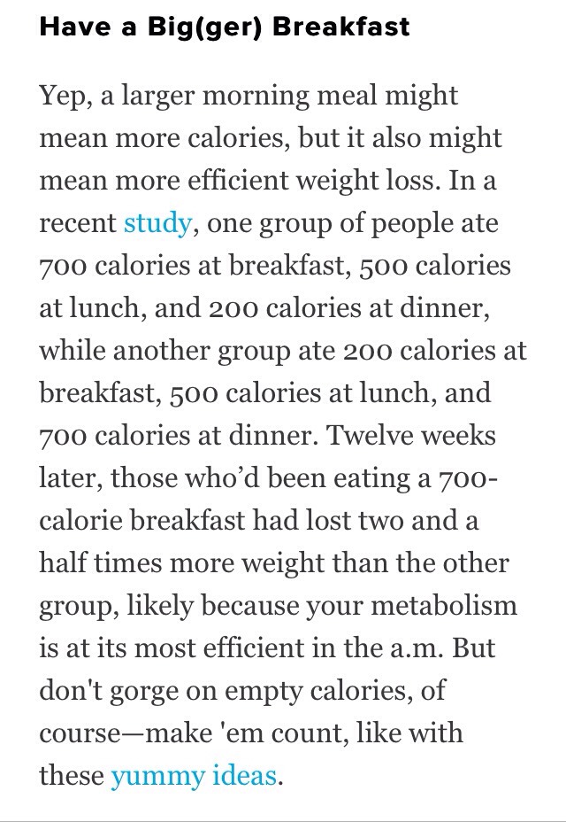 Breakfast Tips For Faster Weight Loss! 💪💪