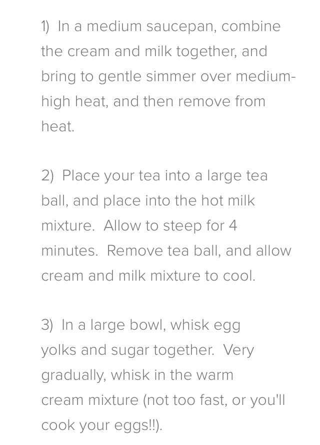 Earl Grey Lavender Ice Cream