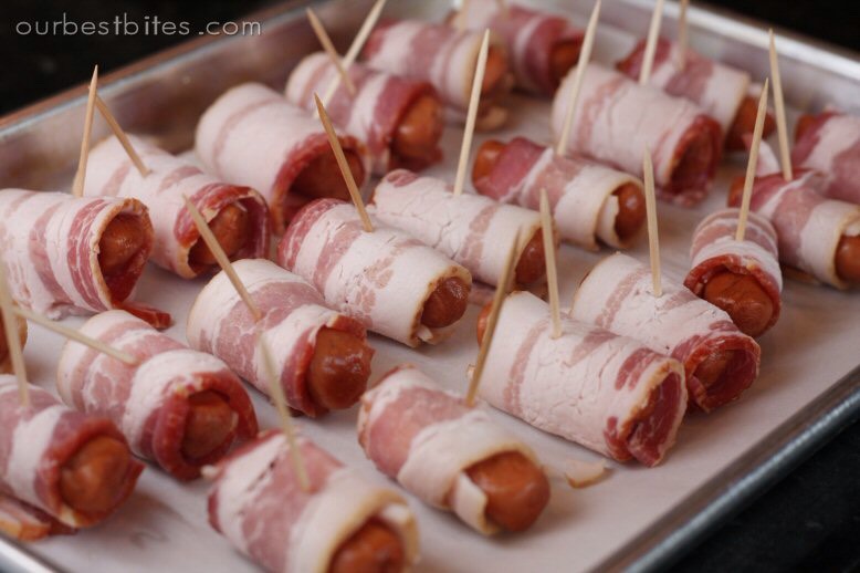 Bacon + sausages 