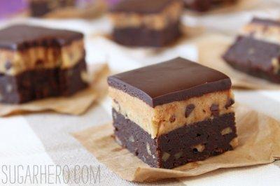 5
Caramel Cheesecake-Topped Brownies