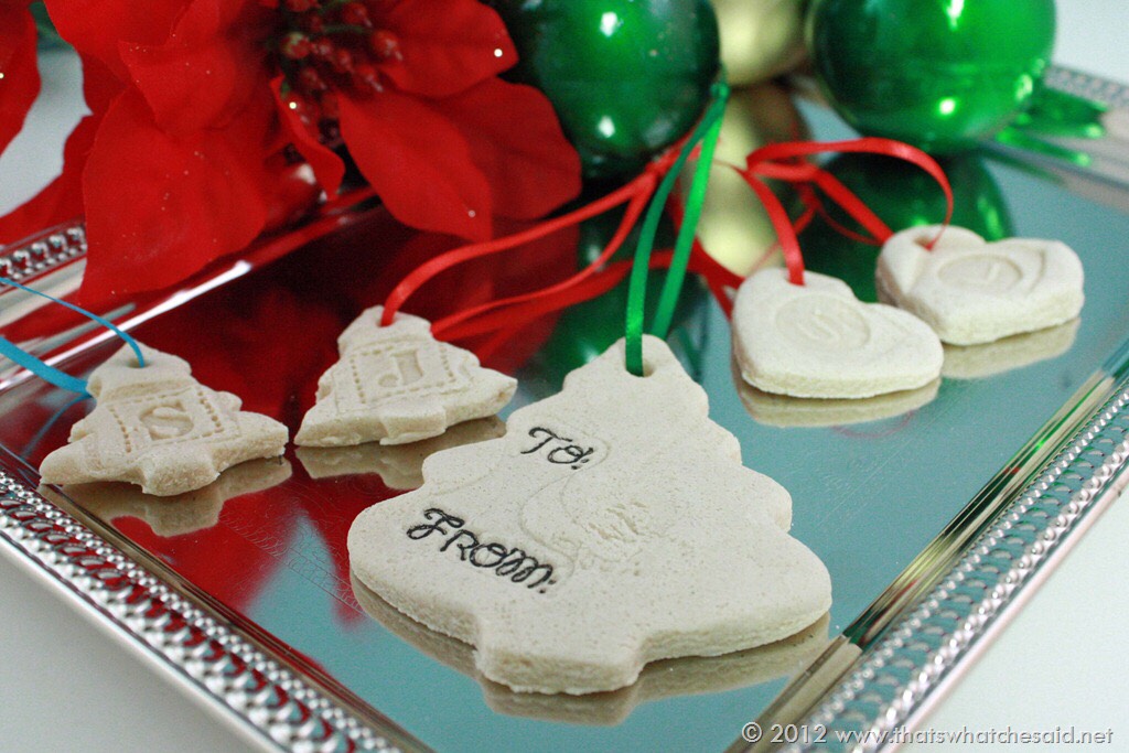 D.I.Y Salt Dough ornaments