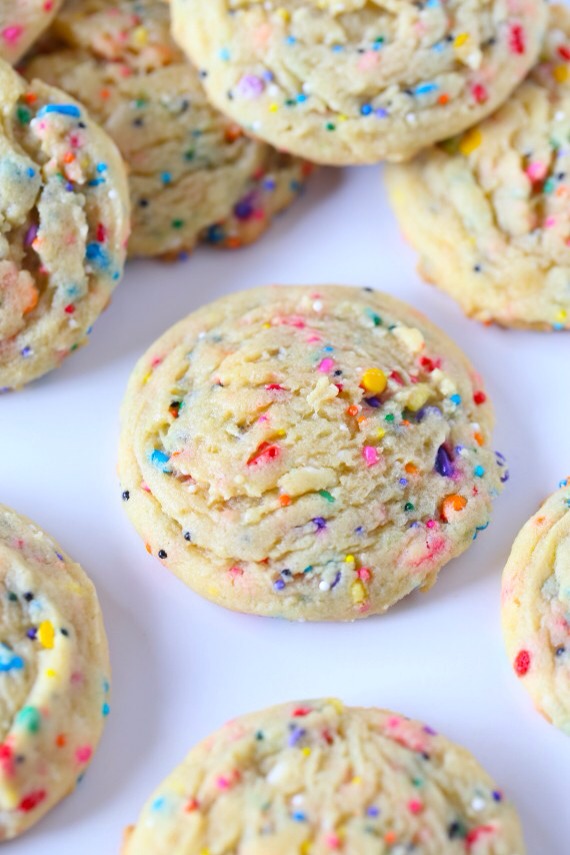 💗Super Soft Sprinkle Pudding Cookies!💗