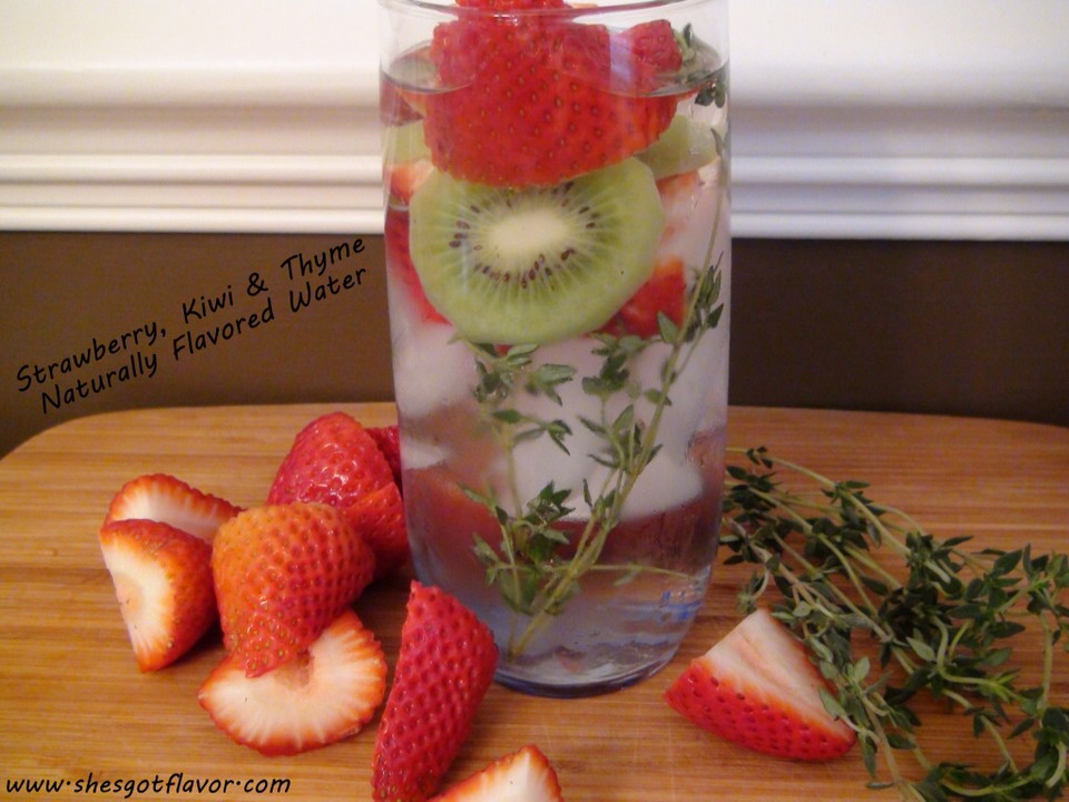 Strawberry and kiwi ( thyme is optional )