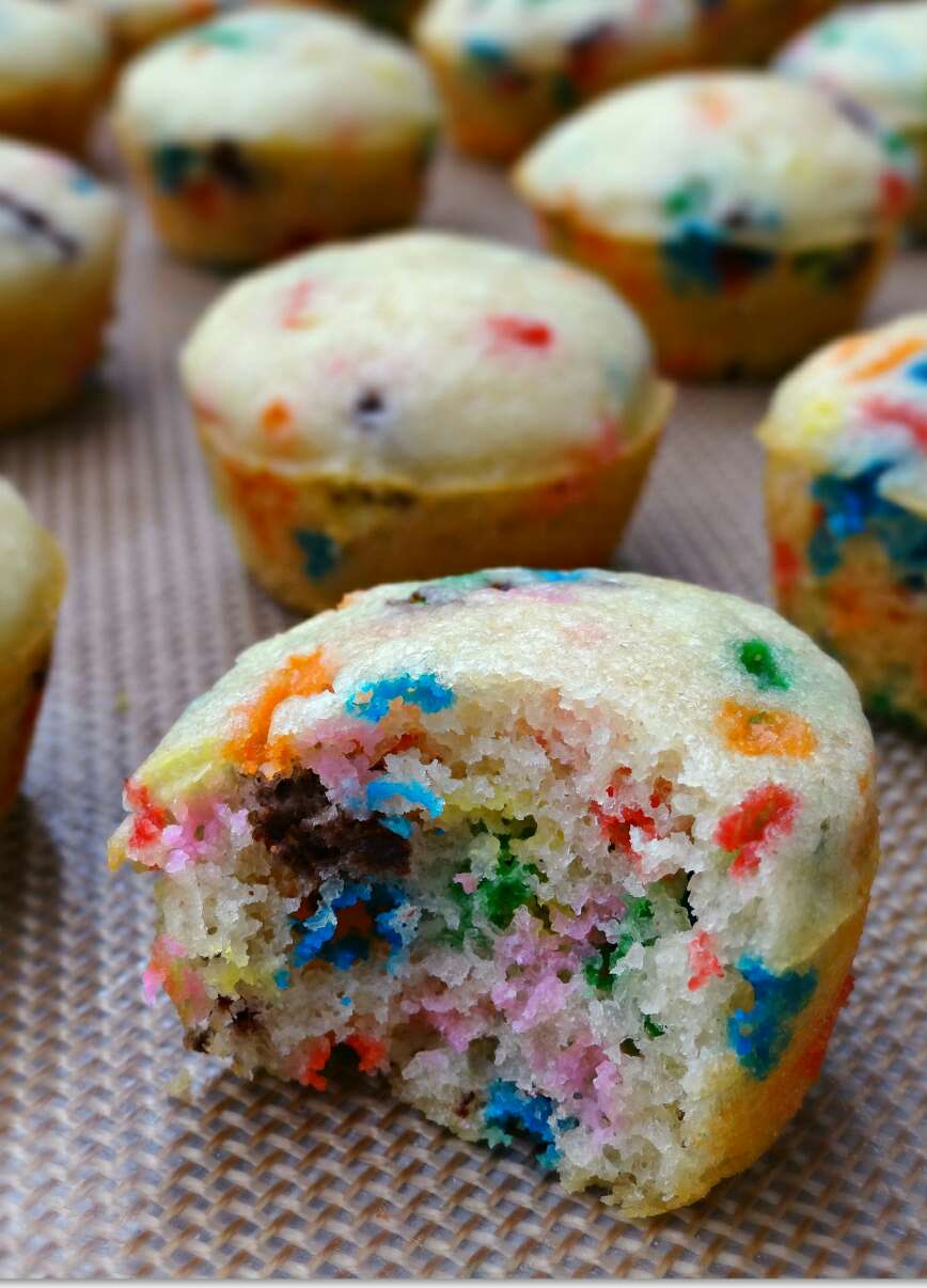 Funfetti Mini Pancake Muffins!