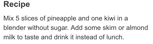 Julian Michaels Recipe For Losing 5 Pound In Seven Days 🍹
