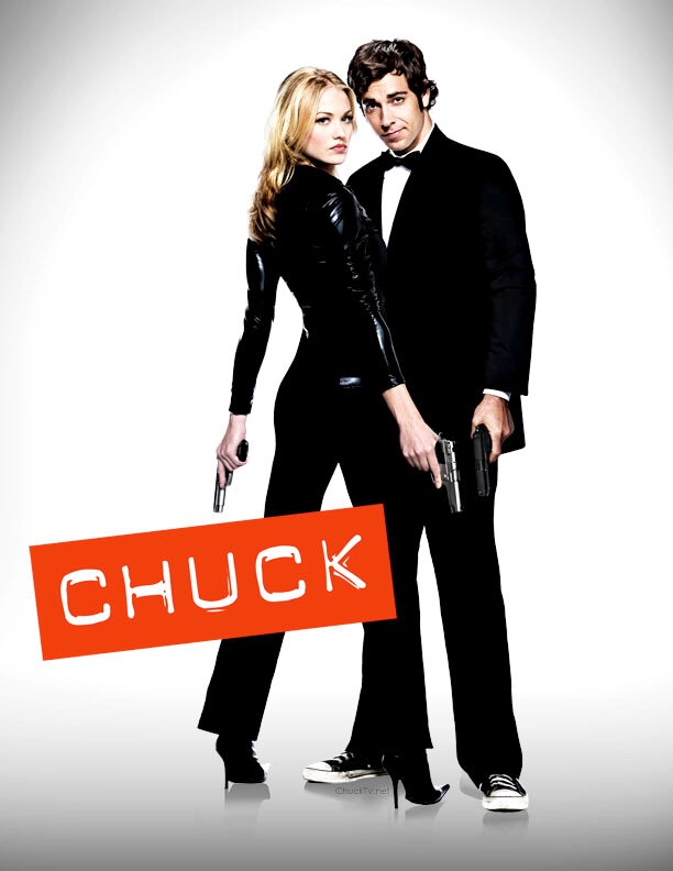 Chuck - a broken college friend who sends the best well hidden secrets to his old pal chuck. FBI and CIA try to retrieve these secrets but there's something they don't know about them. They're in his head.