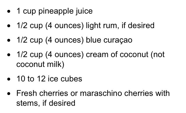 Coconut Blue Hawaiian