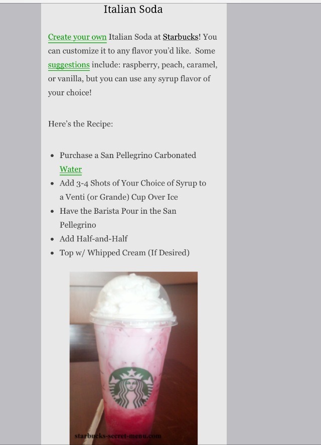 14 Starbucks Secret Menu Drinks
Recipes ...πππ