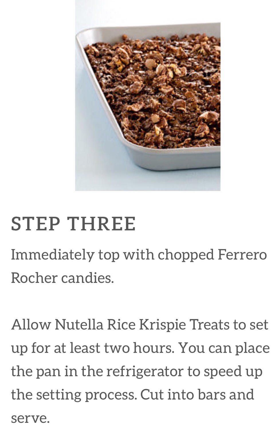 Over The Top Nutella Rice Krispie Treats. 😍