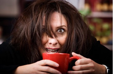 Stay away from caffeine as much as possible. This increases hair loss, and can actually make you more tired after the effect wears off. 