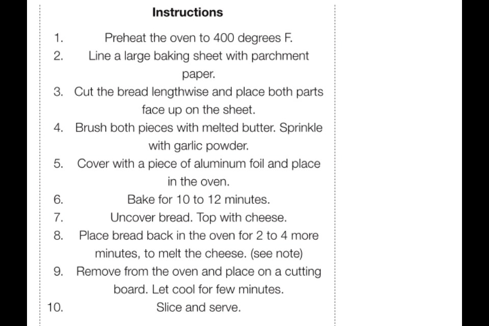 Cheesy Garlic Bread π±ππ