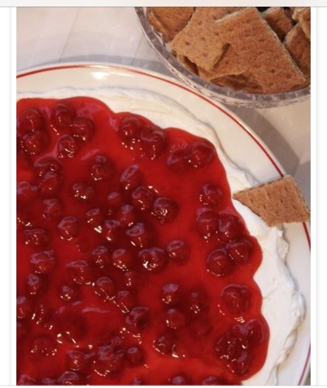 Cherry Cheesecake Dip. YUM