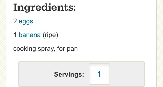 2 Ingredients (eggs & banana) Pancakes Recipe
