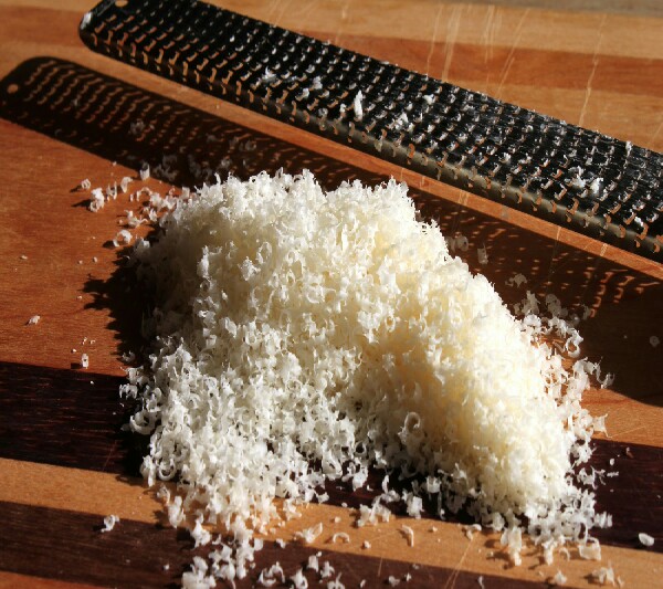 1/2 cup of grated parmesan cheese
