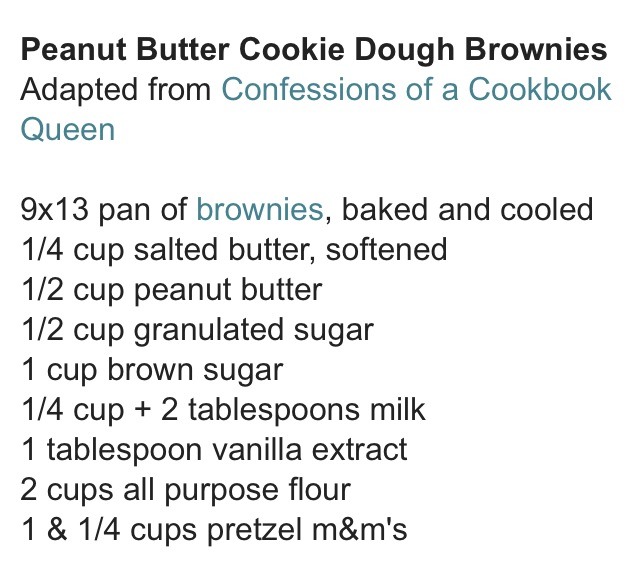 Peanut Butter Cookie Dough Bars (: 