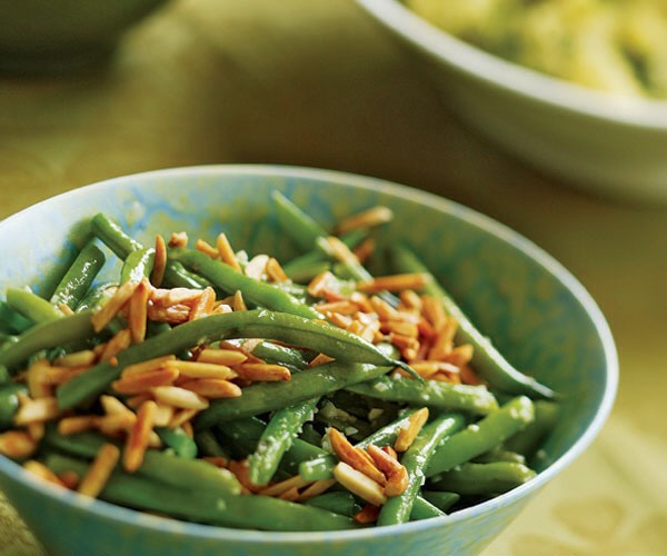 Green Beans with Toasted Slivered Almonds