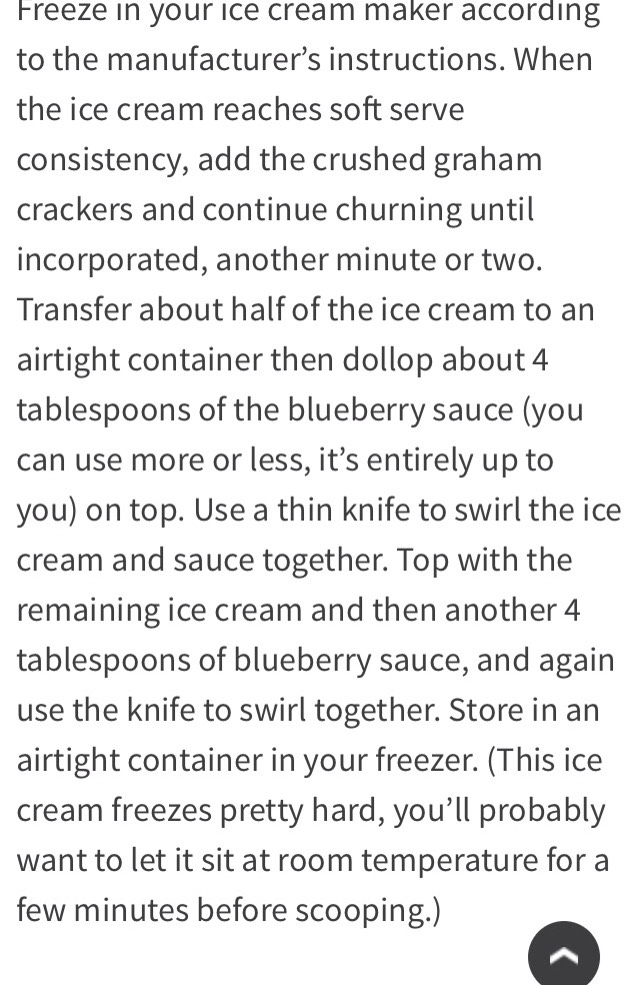 Creamy Blueberry Cheesecake Ice Cream 
