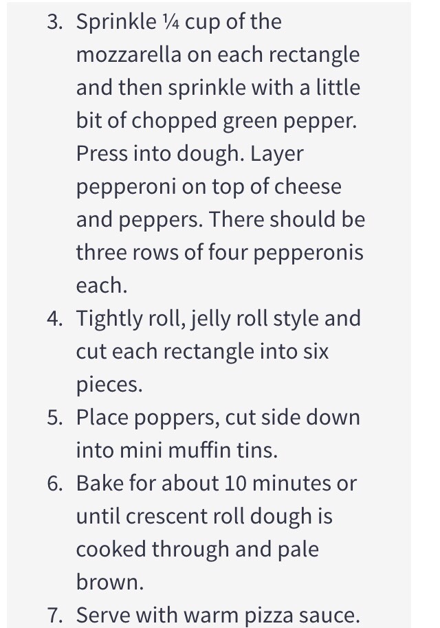 Five Ingredient Supreme Pizza Poppers!