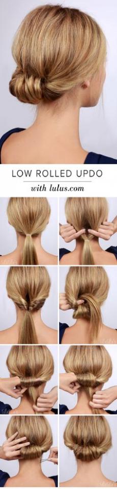 6 Trendy Low Bun Updo Hairstyles Tutorials!!!!