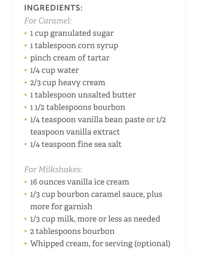 Delicious Salted Caramel Bourbon Milkshake 