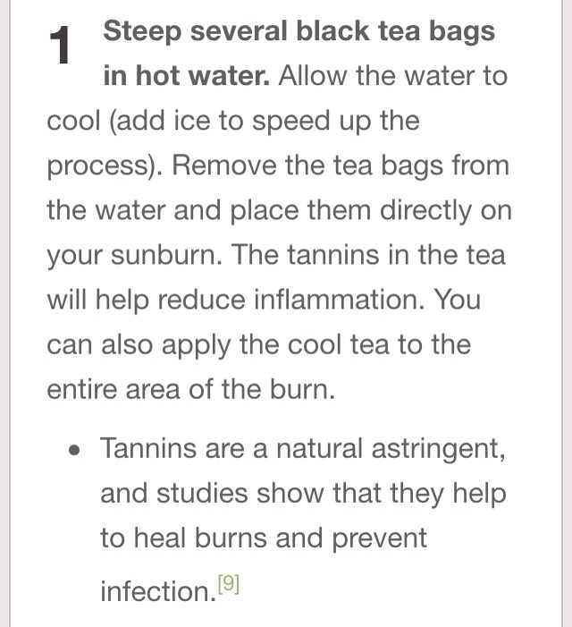 How To Get Rid Of Sunburn Overnight #greengoddess