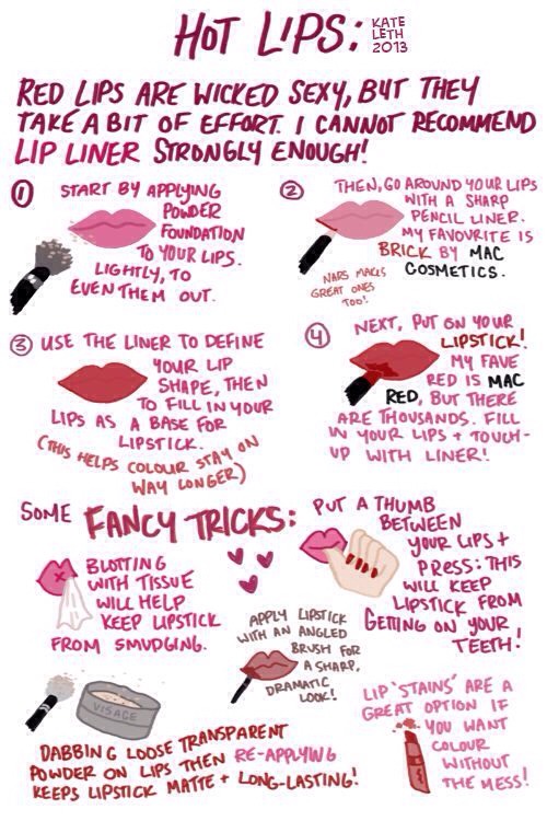 How To Perfect Hot Red Lips