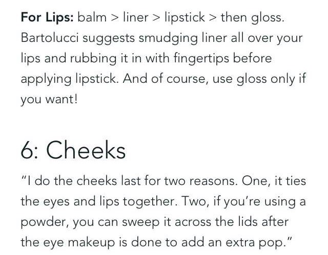 How to Apply Makeup in the Proper Order