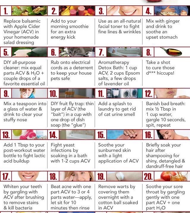 Uses For Apple Cider Vinegar