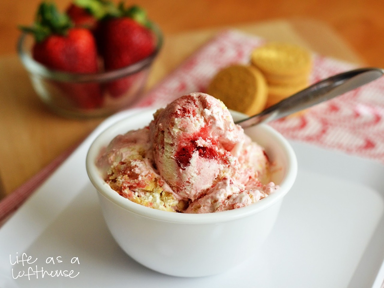 Strawberry Cheesecake Ice Cream