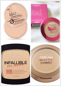 Picture number 1. Rimmel London Stay Matte Powder
Picture number 2. Loreal Magique Powder
Picture number 3. Loreal Infallible Pro-Matte Powder
Picture number 4. Maybelline Dream Matte Powder