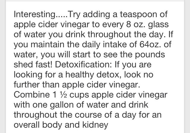 Lose Weight With Apple Vinegar 
