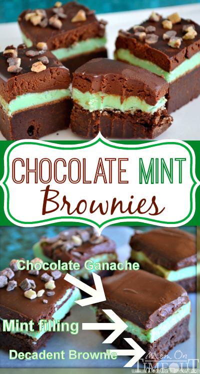 Chocolate Mint Brownies 