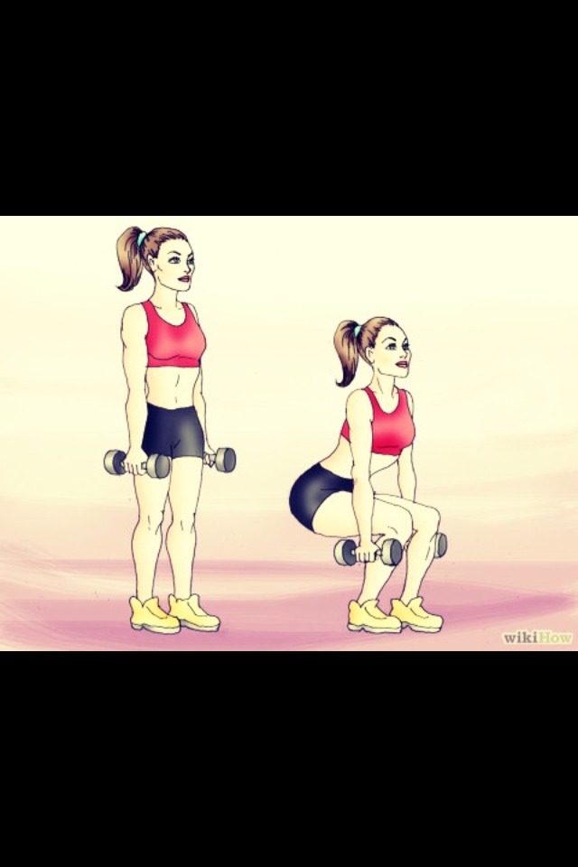 Squats ๐ - 100 , you can do 50 then rest than other 50 ... ( you can add weights for faster results )