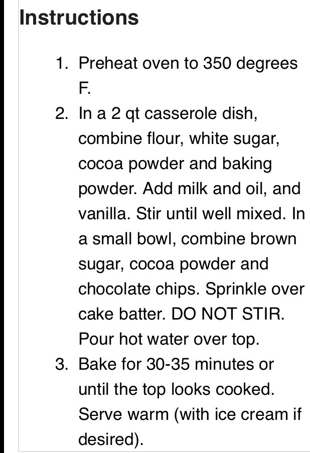 Gooey Chocolate Pudding Cake