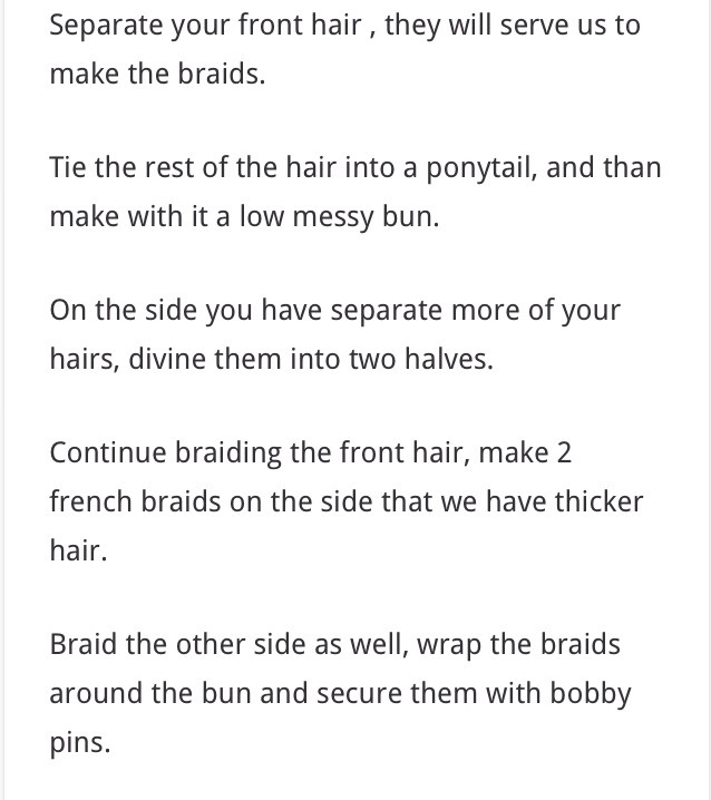 Simple Braided Bun Hairstyle 🎀