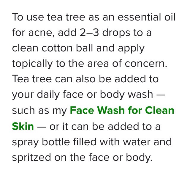 Top 4 Essential Oils for Acne🍯