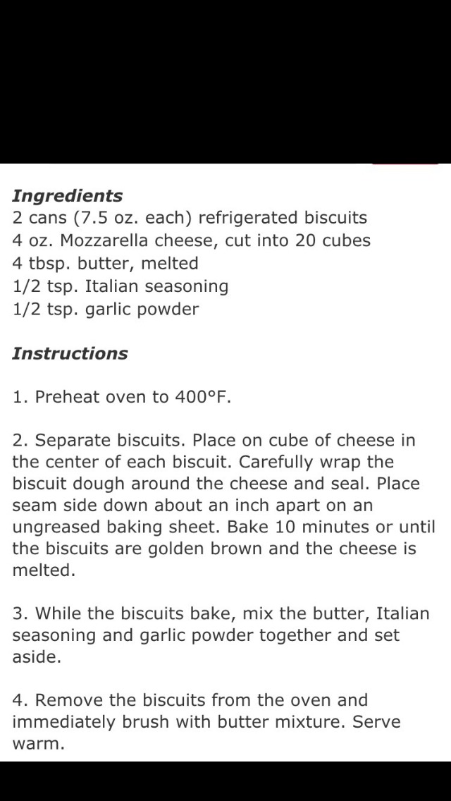 Garlic & Herb Cheese Bombs!!!!