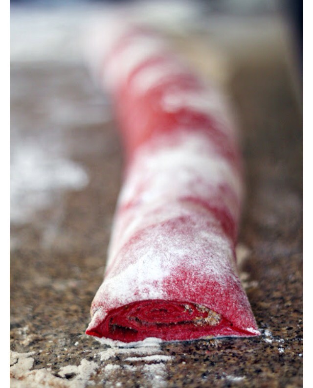 Red Velvet Cake Mix Cinnamon Rolls