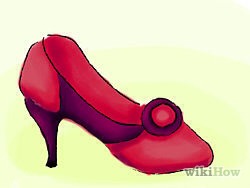 Slip on a pair of high heels. High heels are culturally construed as sexy footwear. You don't need to break your ankles wearing heels you can hardly walk in, but a shoe with a little bit of a heel will look sexier than one with none.