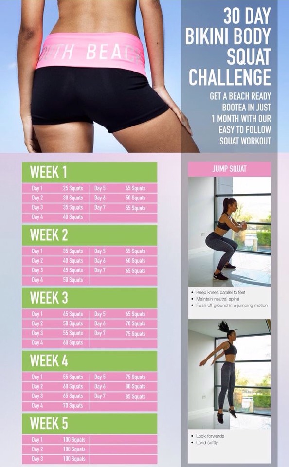 Bikini Challenge Workout