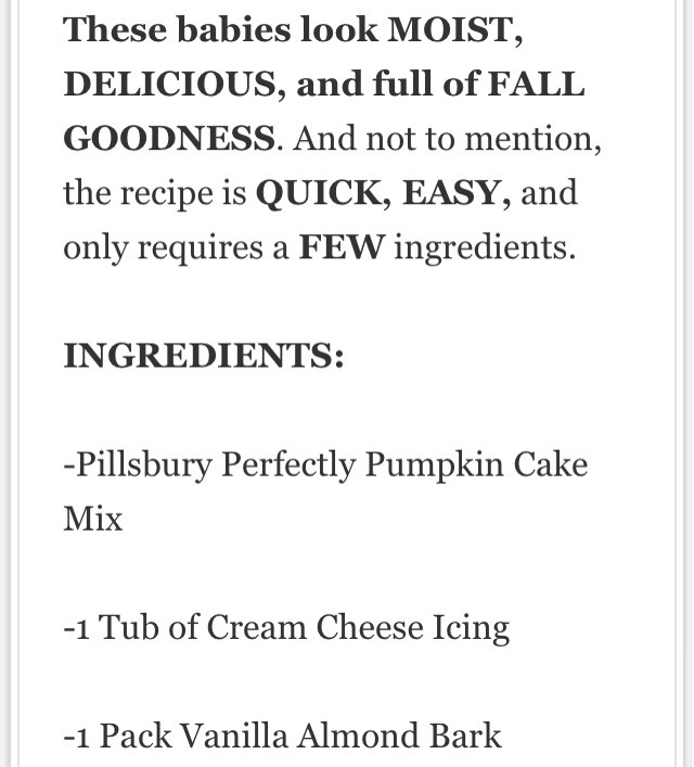 Pumpkin Cream Cheese Cake Balls!