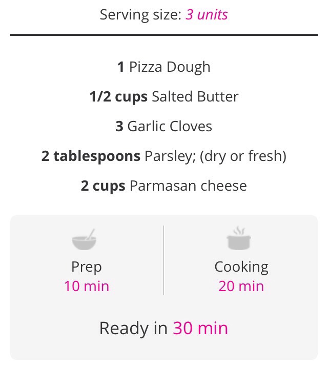 😋Garlic Parmesan Flatbread Recipe! Simple And Delicious!😋