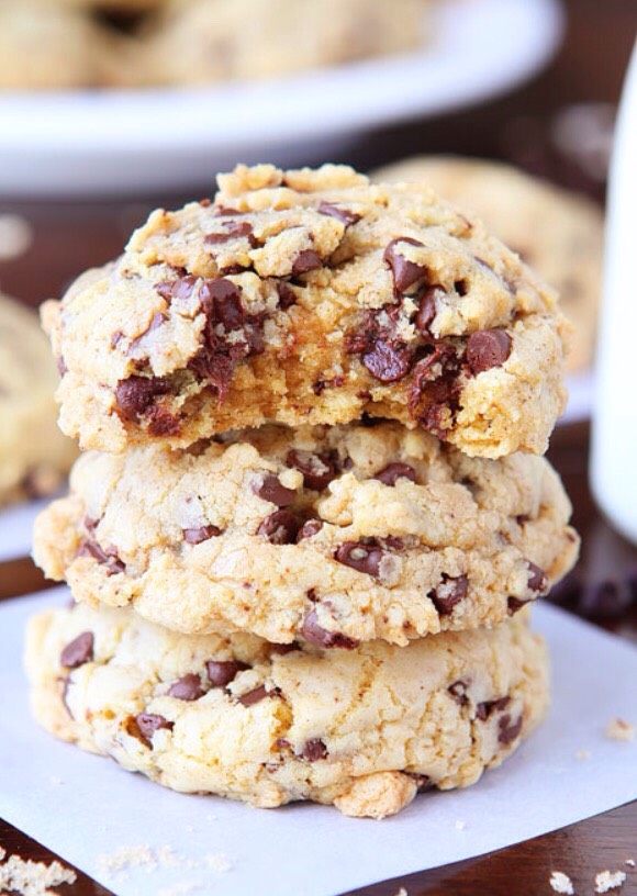 Brown butter cake batter chocolate chip cookie ice cream sandwiches
