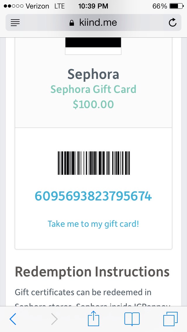 8. How do I receive my gift card?
After you redeem it, they will ask for your name and contact information. They will then say it will take up to 5 days to receive your reward. It will be sent to your email address. You have 6 months to use it or it expires.