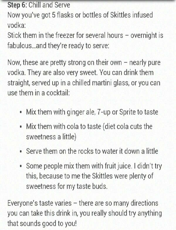 Skittles Vodka Tutorial