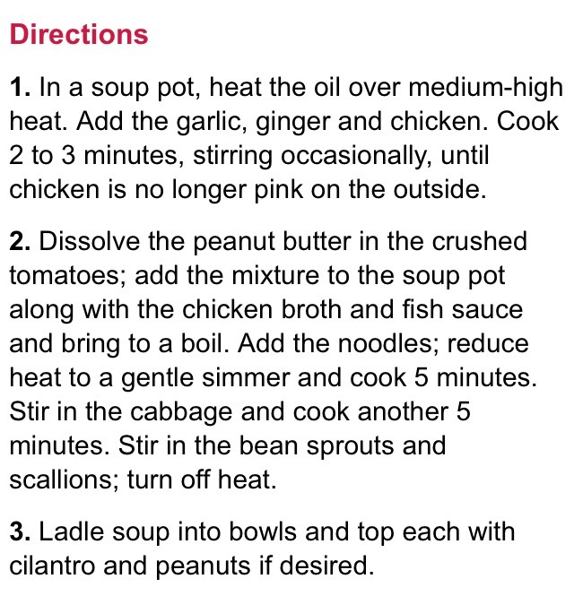 Thai Chicken Noodle Soup Recipe