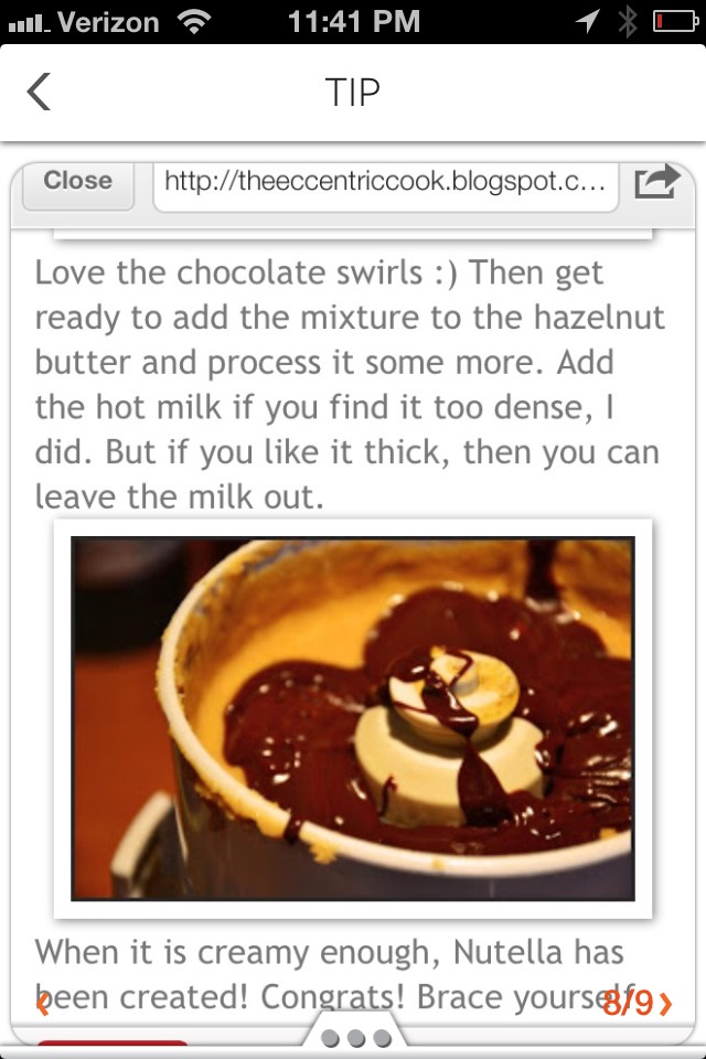 Homemade Nutella