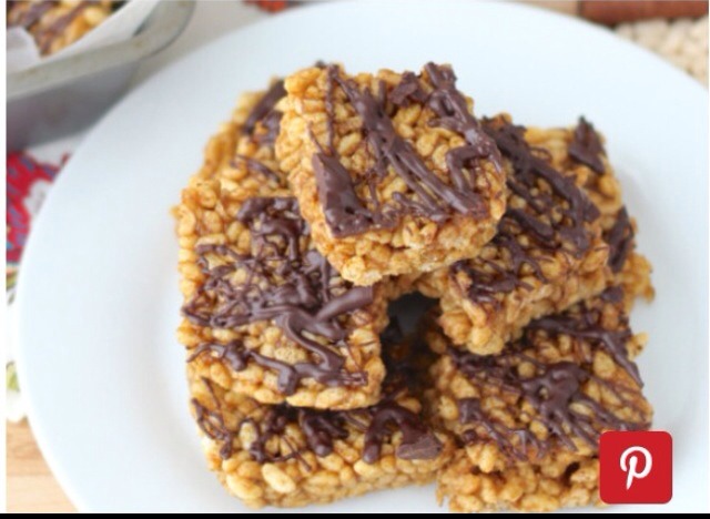 Pumpkin rice crispy treats 
(Gluten-free)