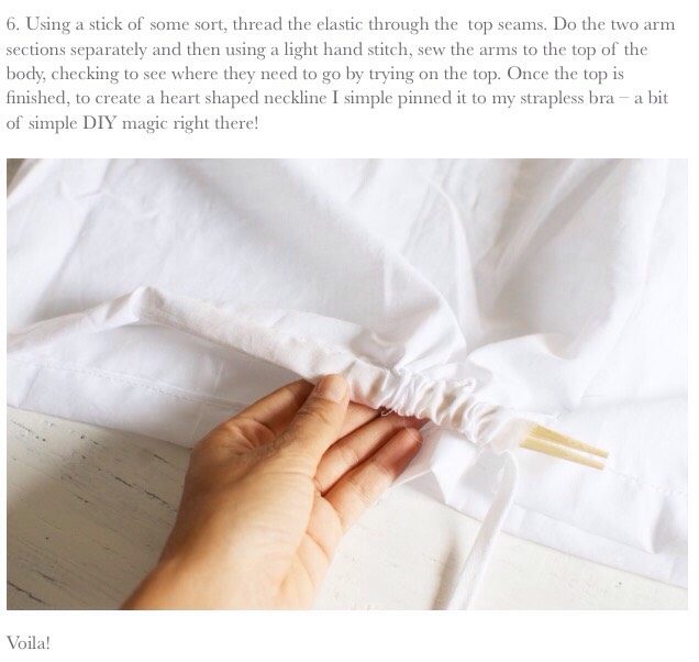 Super Simple DIY Off The Shoulder Top