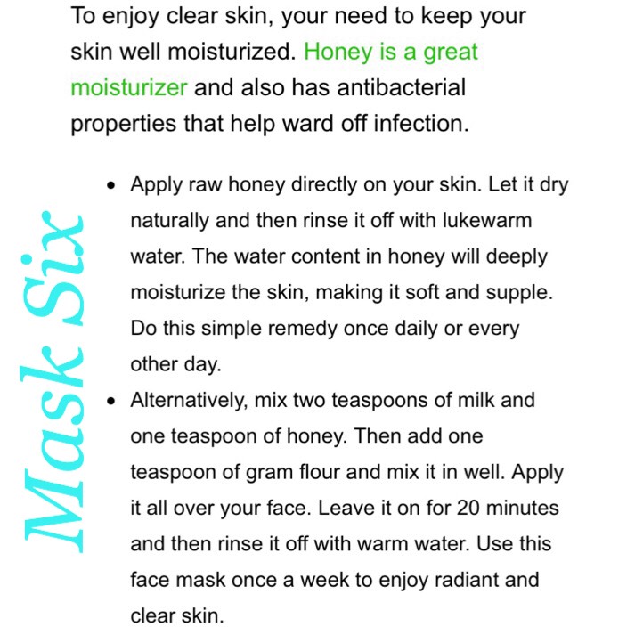 🔸Natural Face Masks For Beautiful Skin🔸